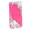 Bling Crystal Diamond Chip Cover Case for Apple iPhone 5 5S (Camellia MAGENTA)