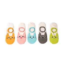 5 Pairs Installed Cute Cotton Socks Thin Section Female Socks