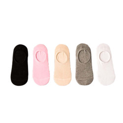 5 Pairs Installed Female Socks Cute Cotton Socks Thin Section